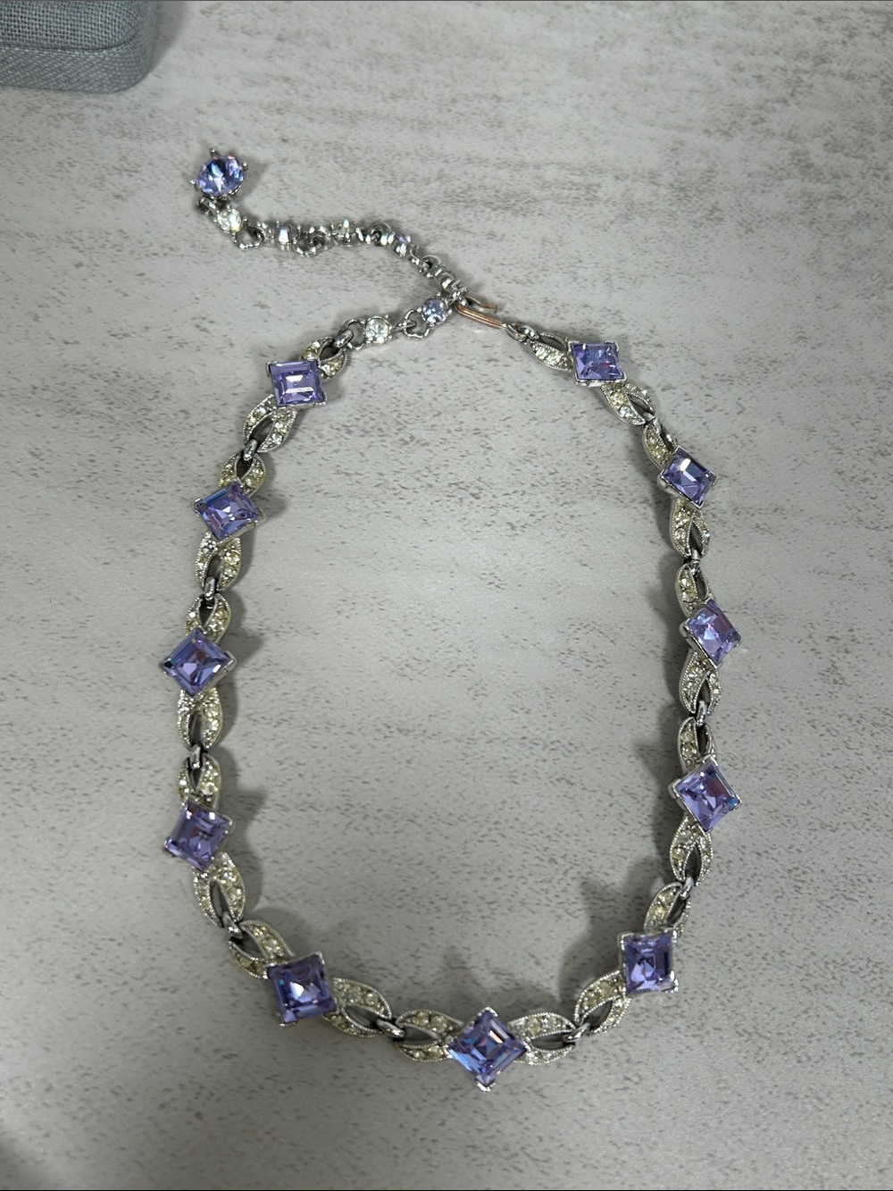 Bogoff Spectacular Silver and Purple Women's Necklace - Picture 11 of 11